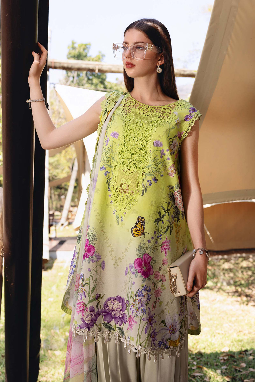 Maria.B | M.prints 3 Piece Embroidered Lawn | MPA-999-01
