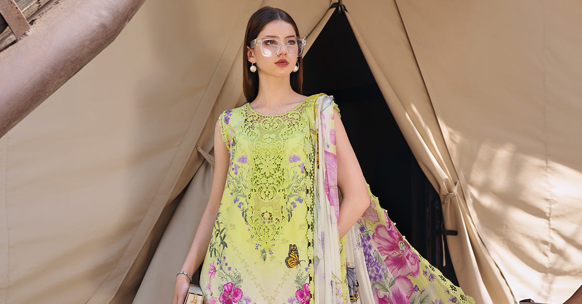 Maria.B | M.prints 3 Piece Embroidered Lawn | MPA-999-01