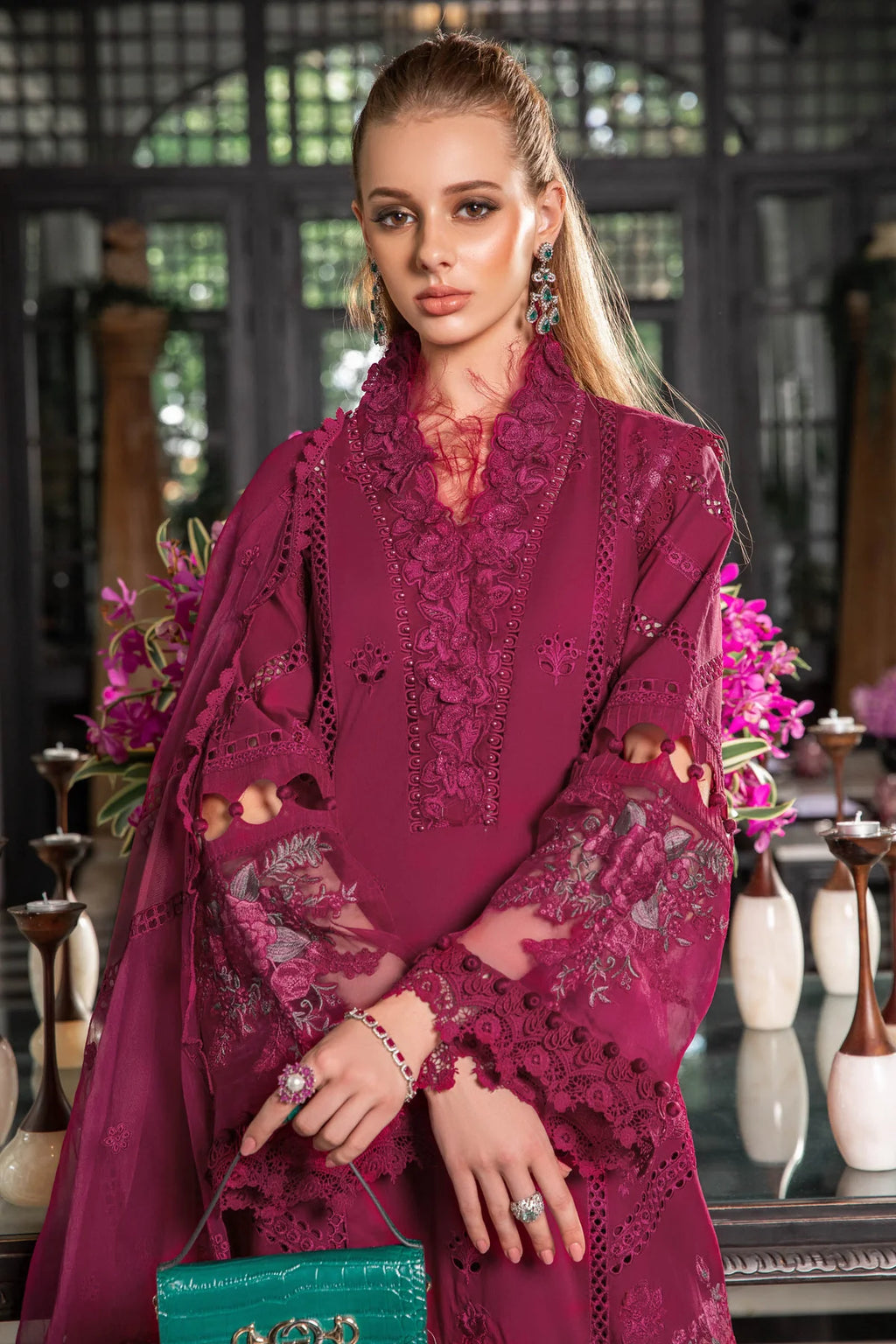 Maria B | Eid Lawn 23 | EL-23-09-Magenta