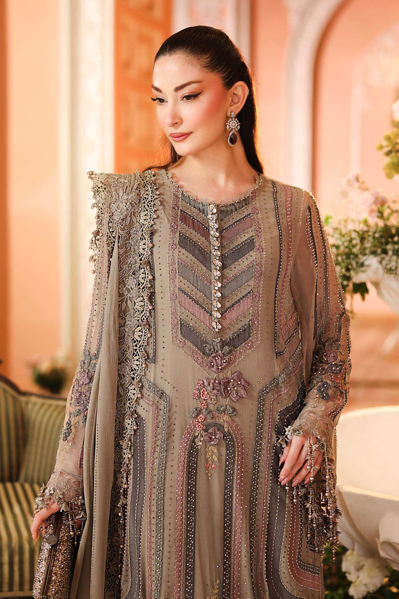 Maria. B | 3 Piece Embroidered Chiffon VOL 07 | 08