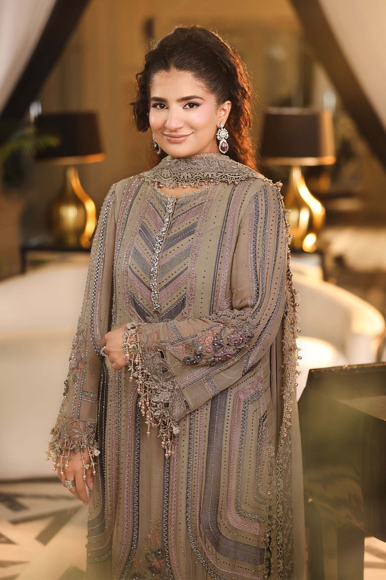 Maria. B | 3 Piece Embroidered Chiffon VOL 07 | 08