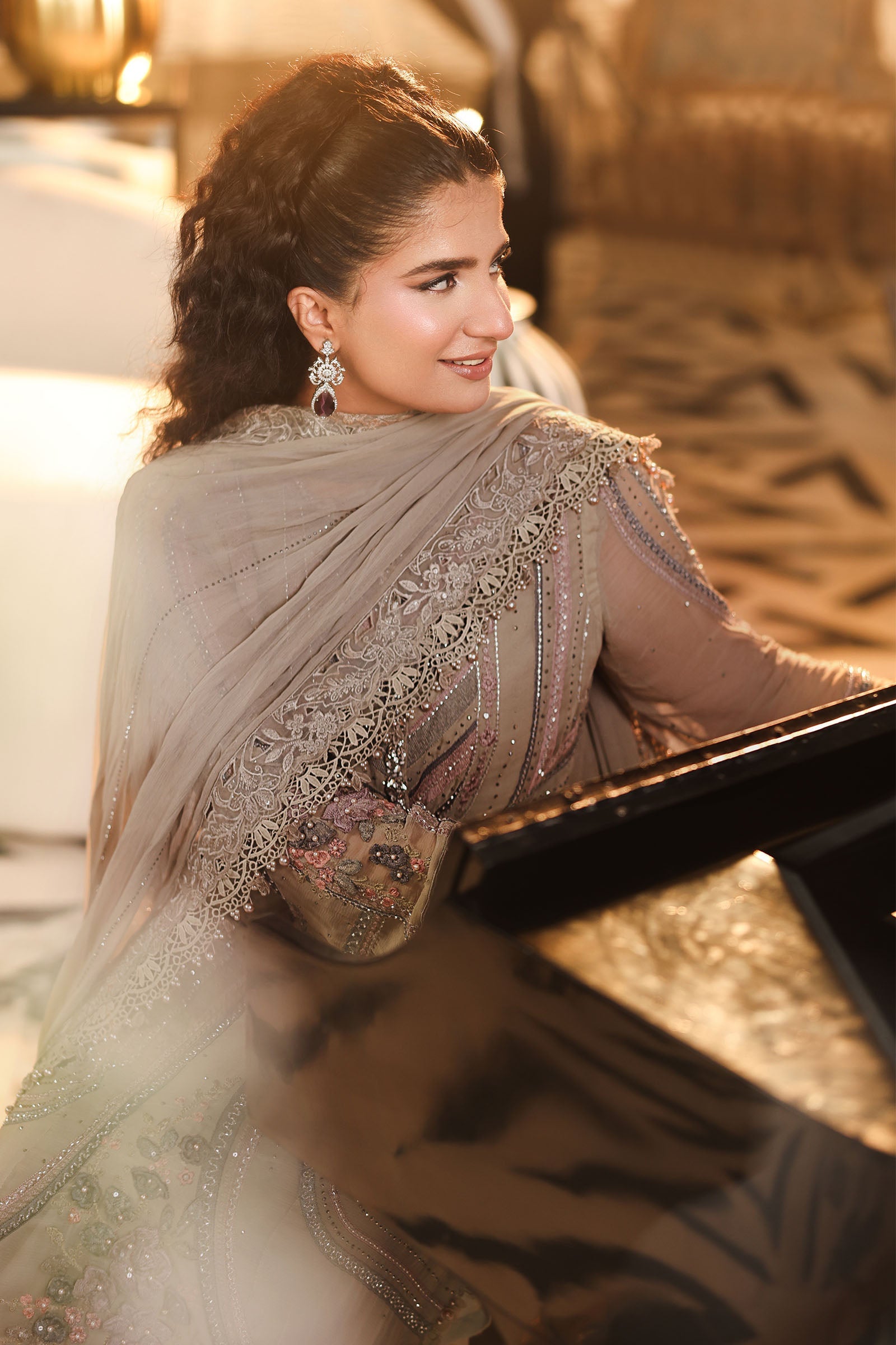 Maria. B | 3 Piece Embroidered Chiffon VOL 07 | 08