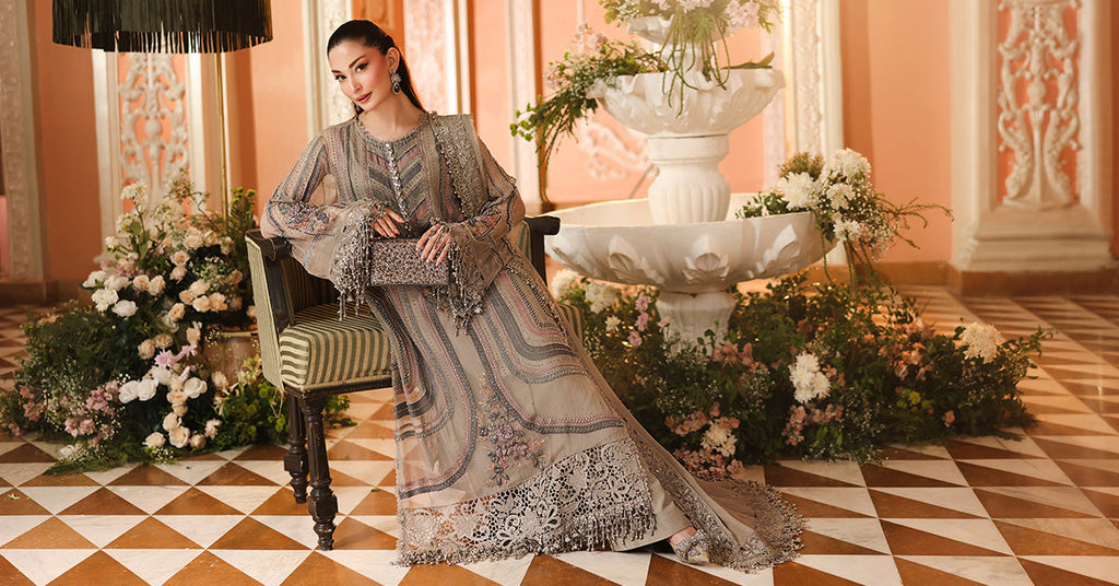 Maria. B | 3 Piece Embroidered Chiffon VOL 07 | 08