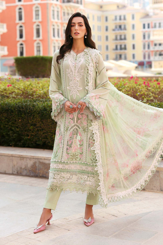 Maria.B | 3 Piece Unstitched Embroidered Lawn Suit | D02611A