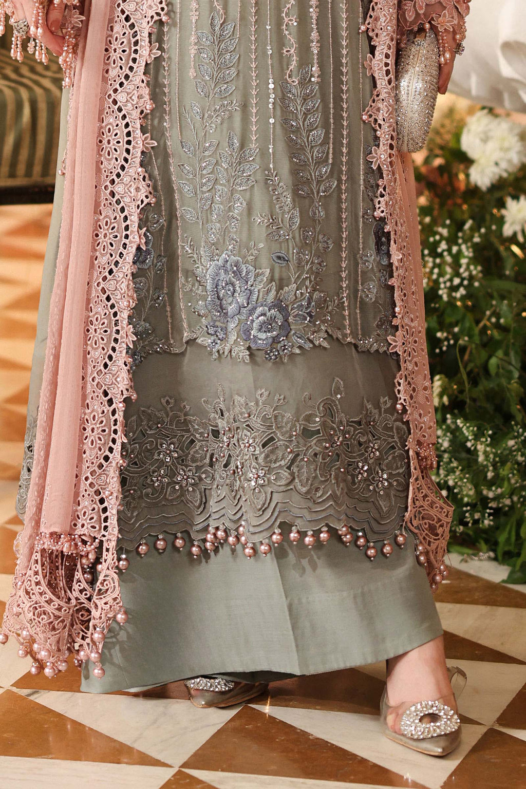 Maria. B | 3 Piece Embroidered Chiffon VOL 07 | 07