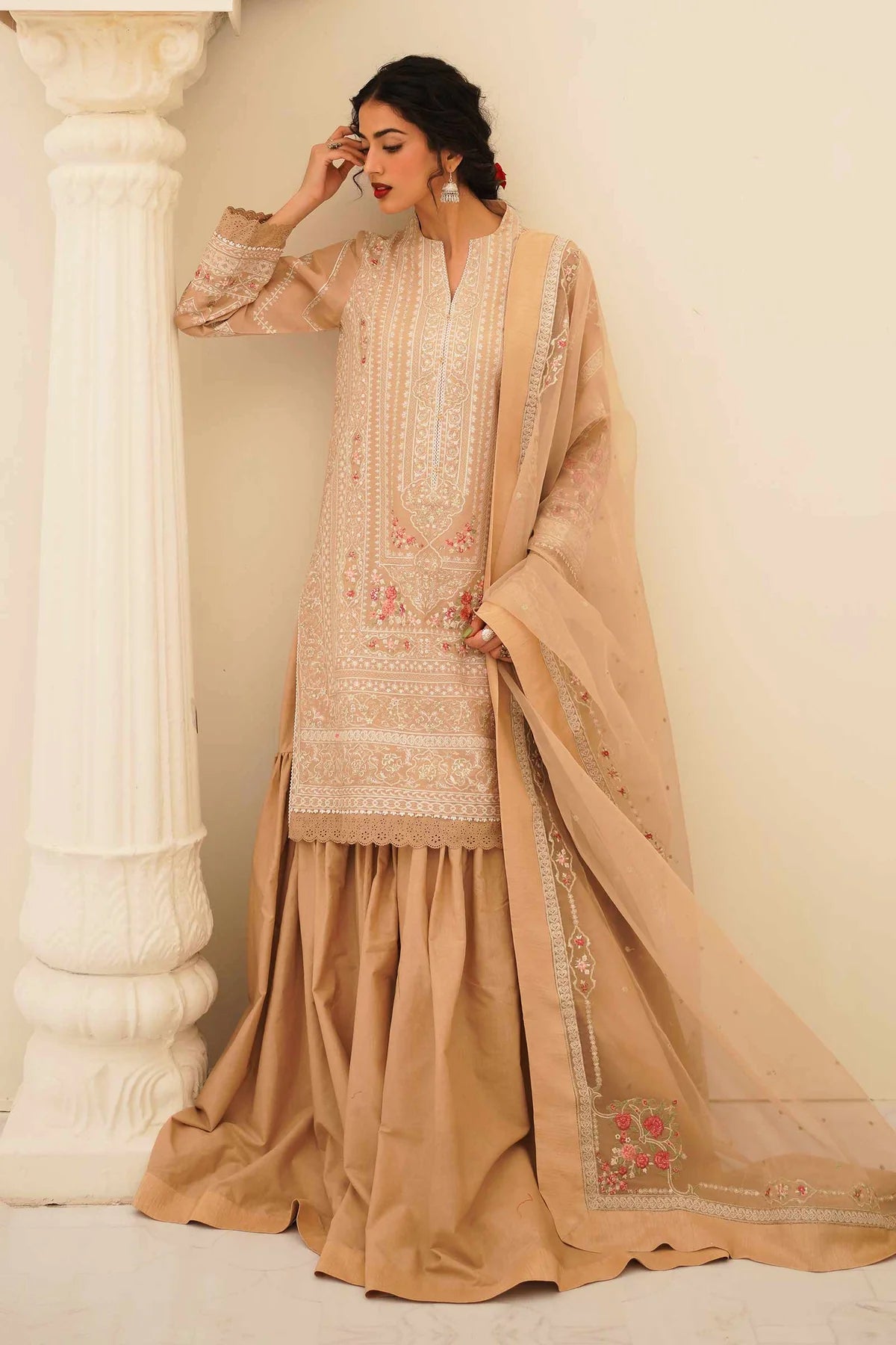 Zara Shahjahan | Lawn 2023 |  6B - modrenshoppingmall