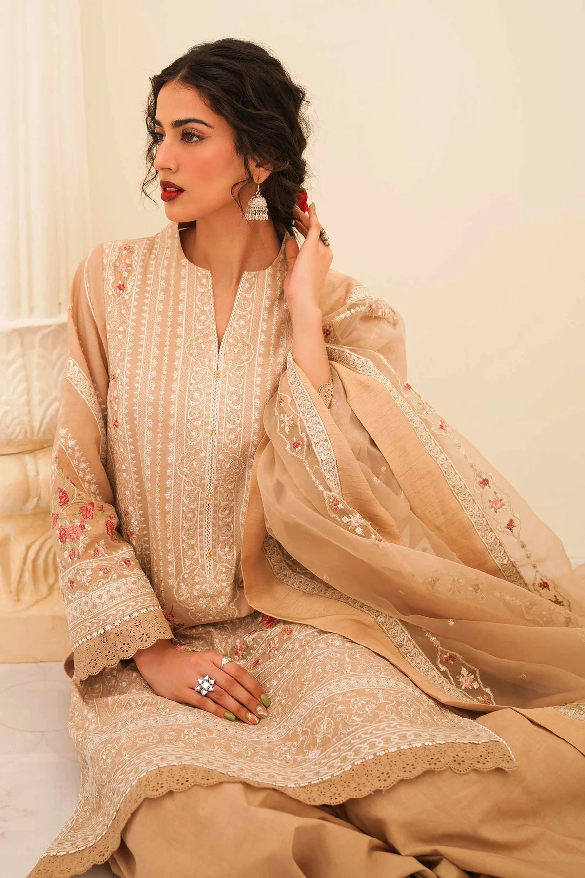 Zara Shahjahan | Lawn 2023 |  6B - modrenshoppingmall