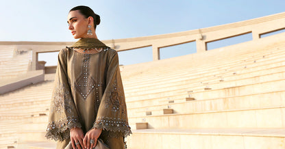 Maria.B | 3 Piece Unstitched Embroidered Jacquard Lawn Suit | D02601B