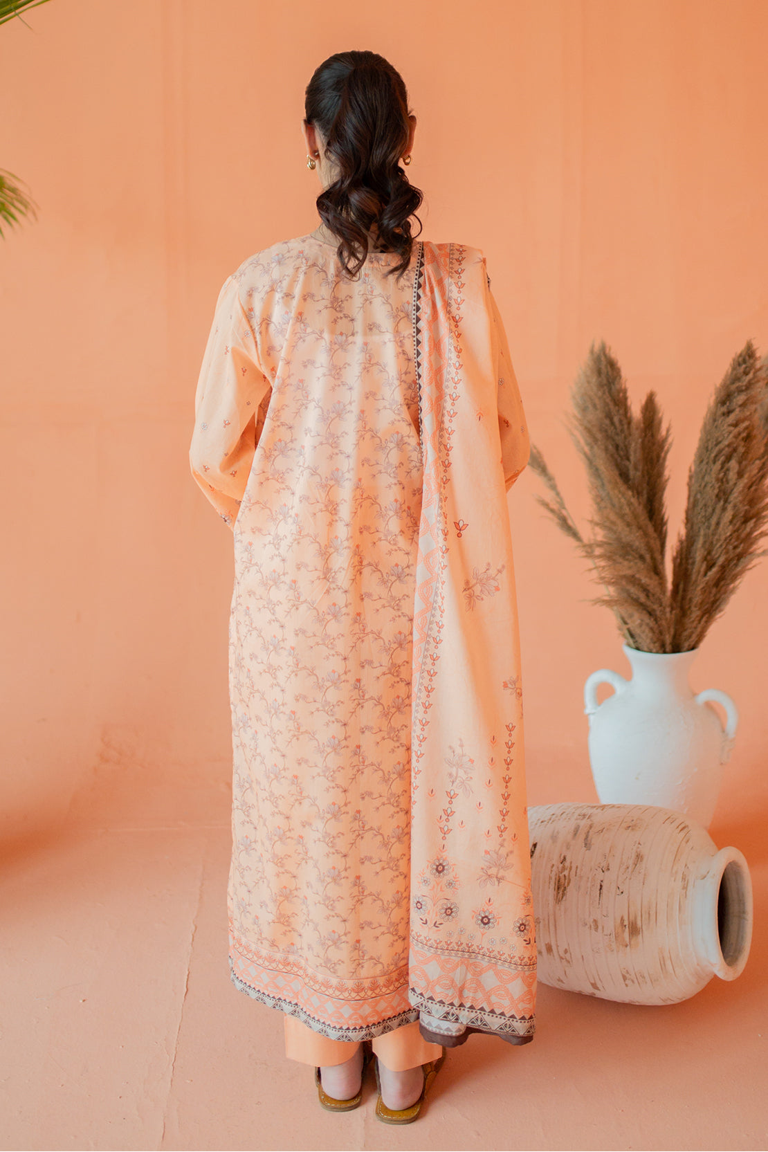 3 Piece Digitally Printed Lawn - 9012