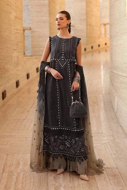 Maria.B | 3 Piece Unstitched Embroidered Jacquard Lawn Suit | D02602B