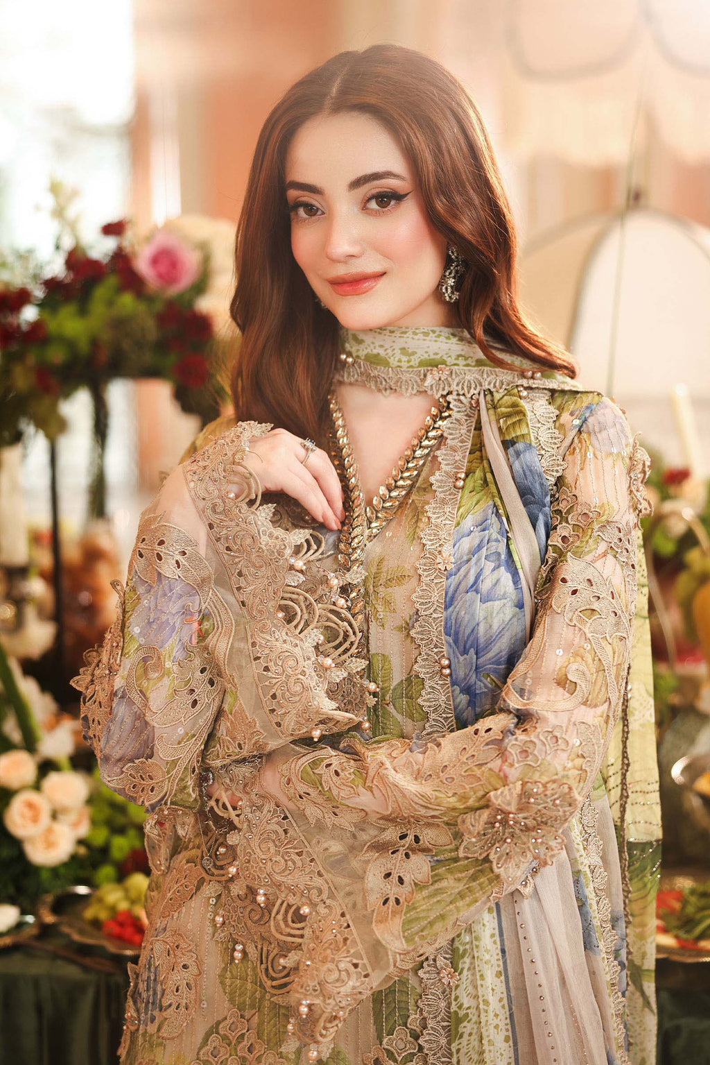 Maria. B | 3 Piece Embroidered Chiffon VOL 07 | 06