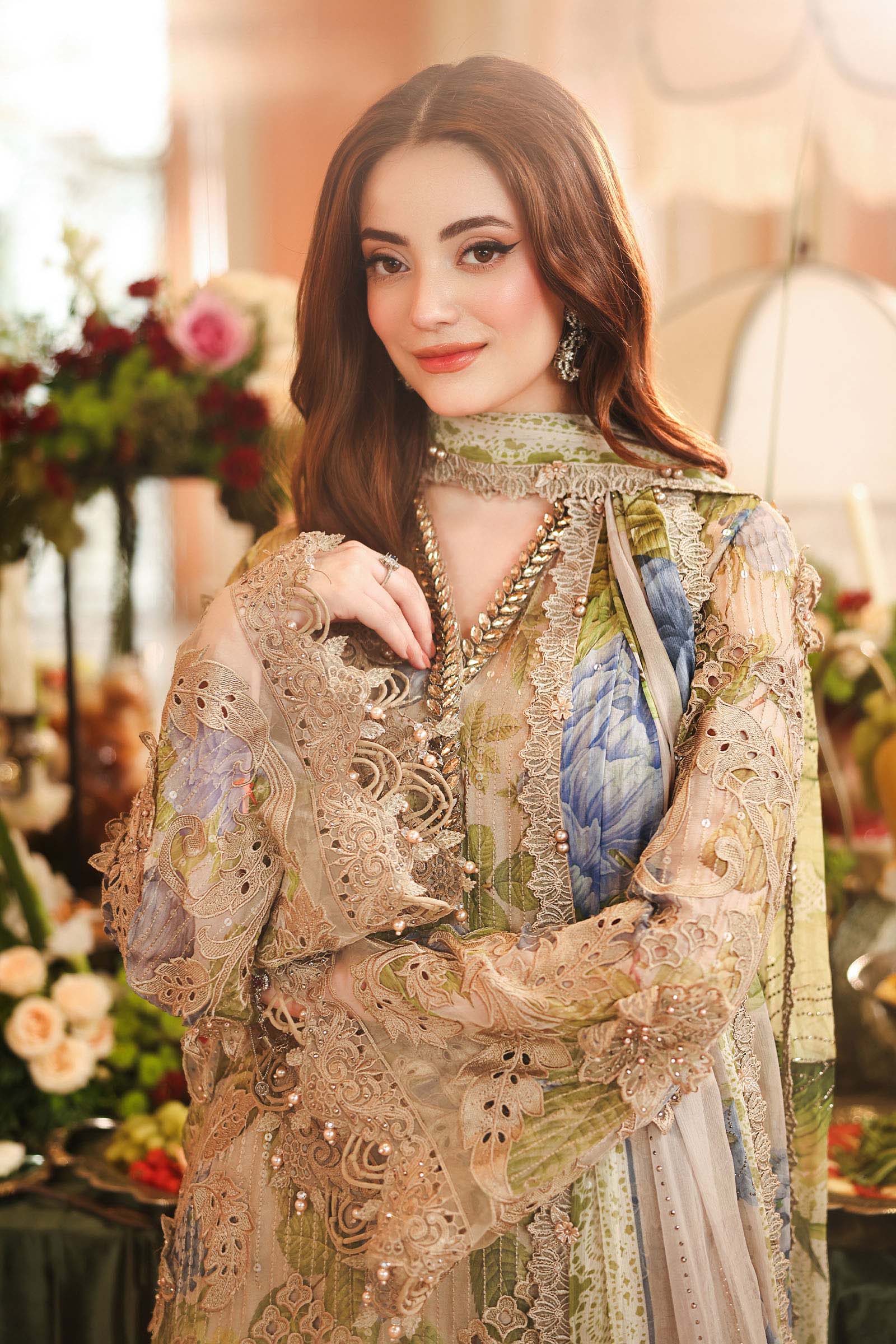 Maria. B | 3 Piece Embroidered Chiffon VOL 07 | 06