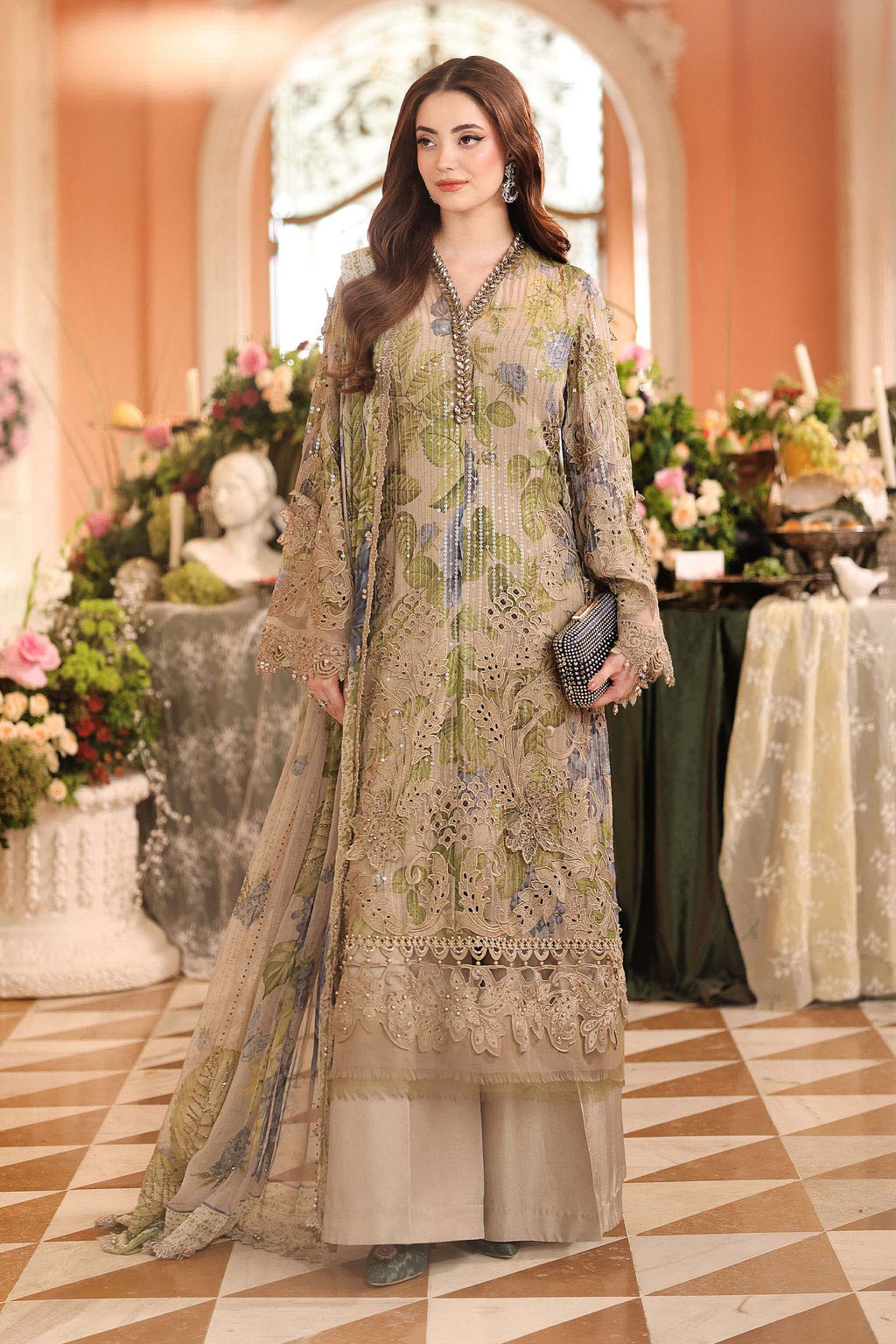 Maria. B | 3 Piece Embroidered Chiffon VOL 07 | 06