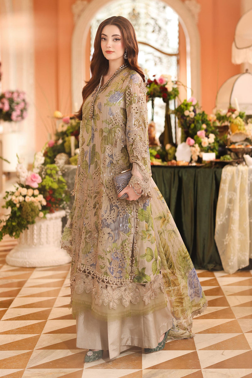 Maria. B | 3 Piece Embroidered Chiffon VOL 07 | 06