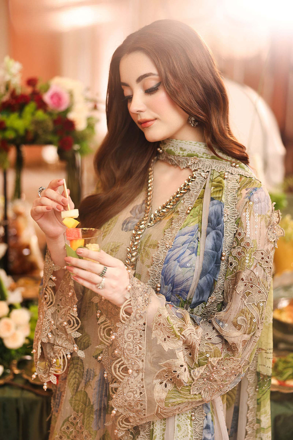 Maria. B | 3 Piece Embroidered Chiffon VOL 07 | 06