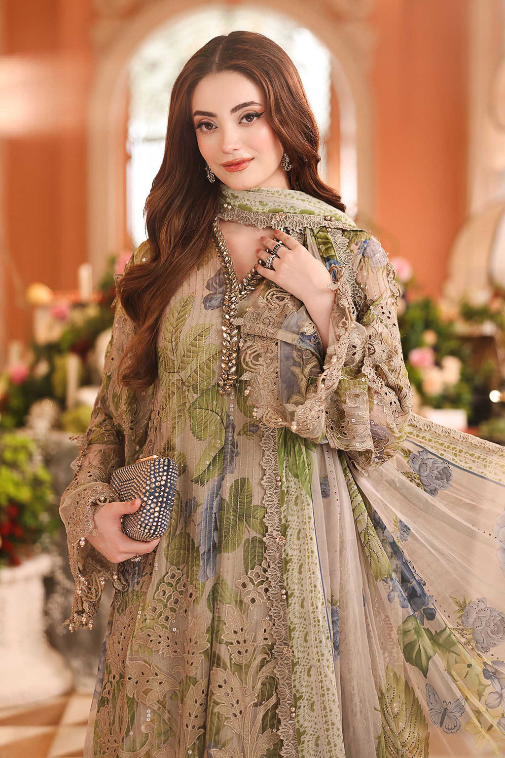 Maria. B | 3 Piece Embroidered Chiffon VOL 07 | 06