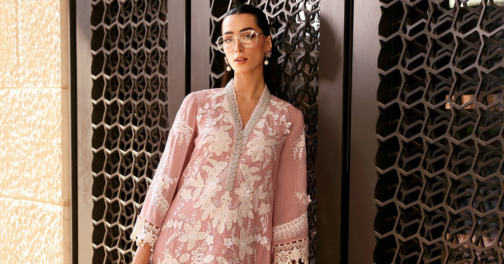 Maria.B | 3 Piece Unstitched Embroidered  Karandi Lawn Suit | D02603A