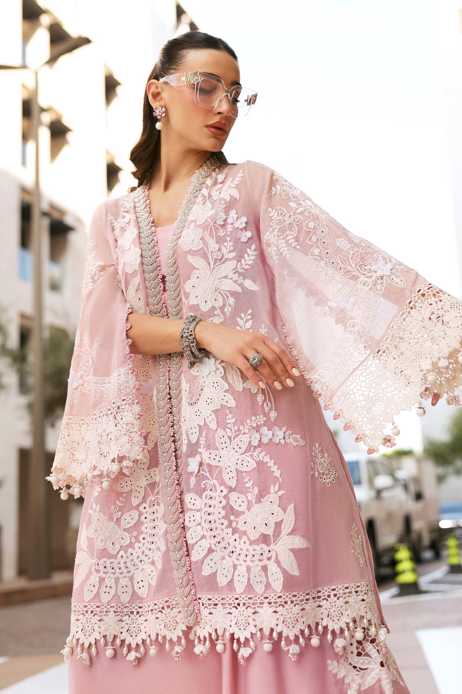 Maria.B | 3 Piece Unstitched Embroidered  Karandi Lawn Suit | D02603A
