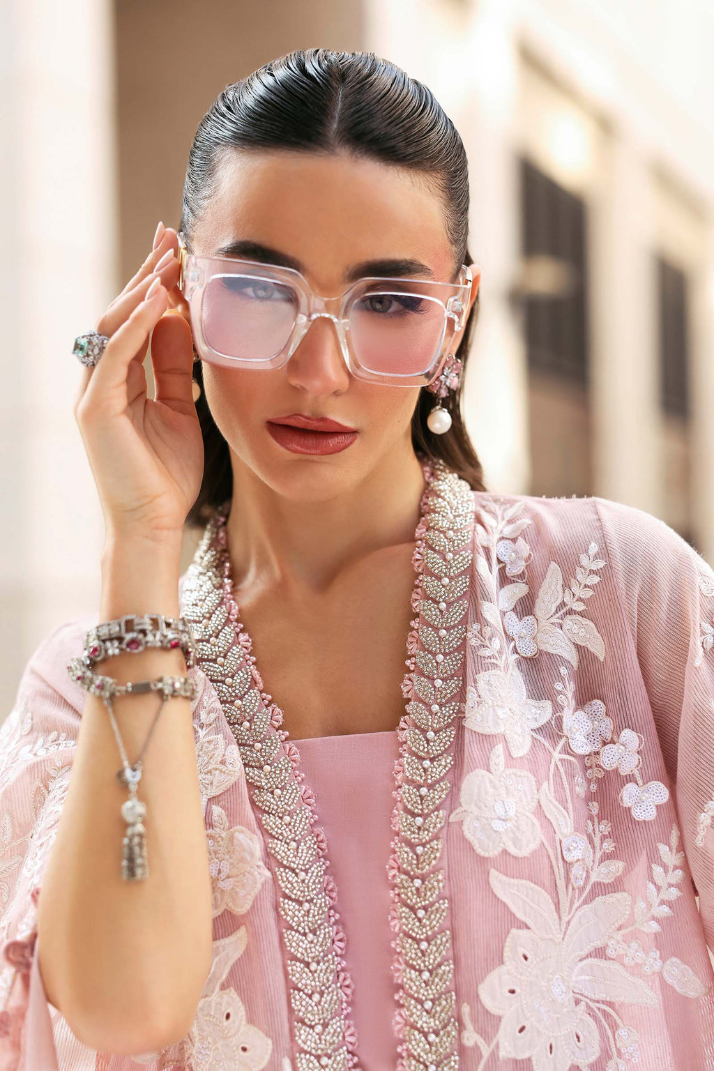 Maria.B | 3 Piece Unstitched Embroidered  Karandi Lawn Suit | D02603A