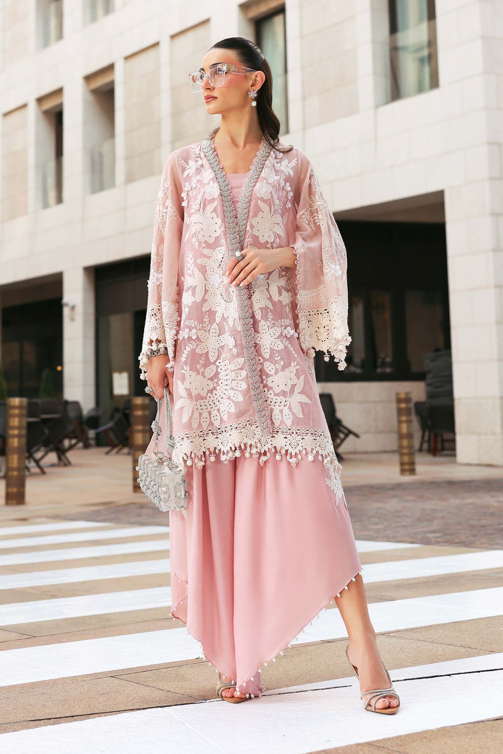 Maria.B | 3 Piece Unstitched Embroidered  Karandi Lawn Suit | D02603A