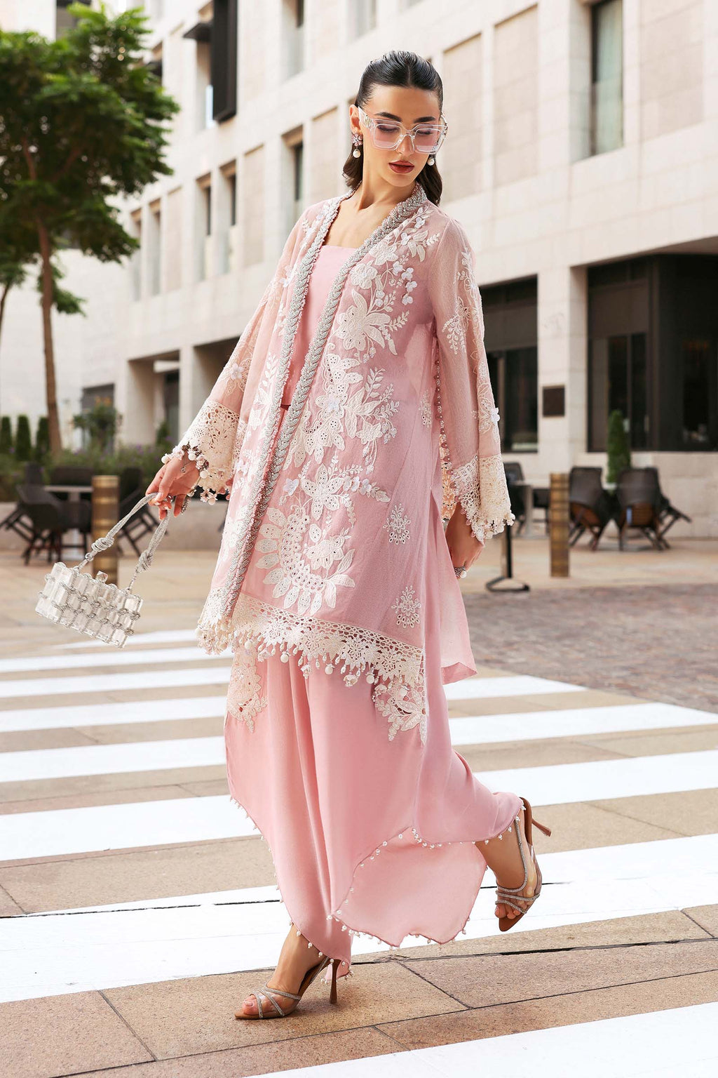 Maria.B | 3 Piece Unstitched Embroidered  Karandi Lawn Suit | D02603A