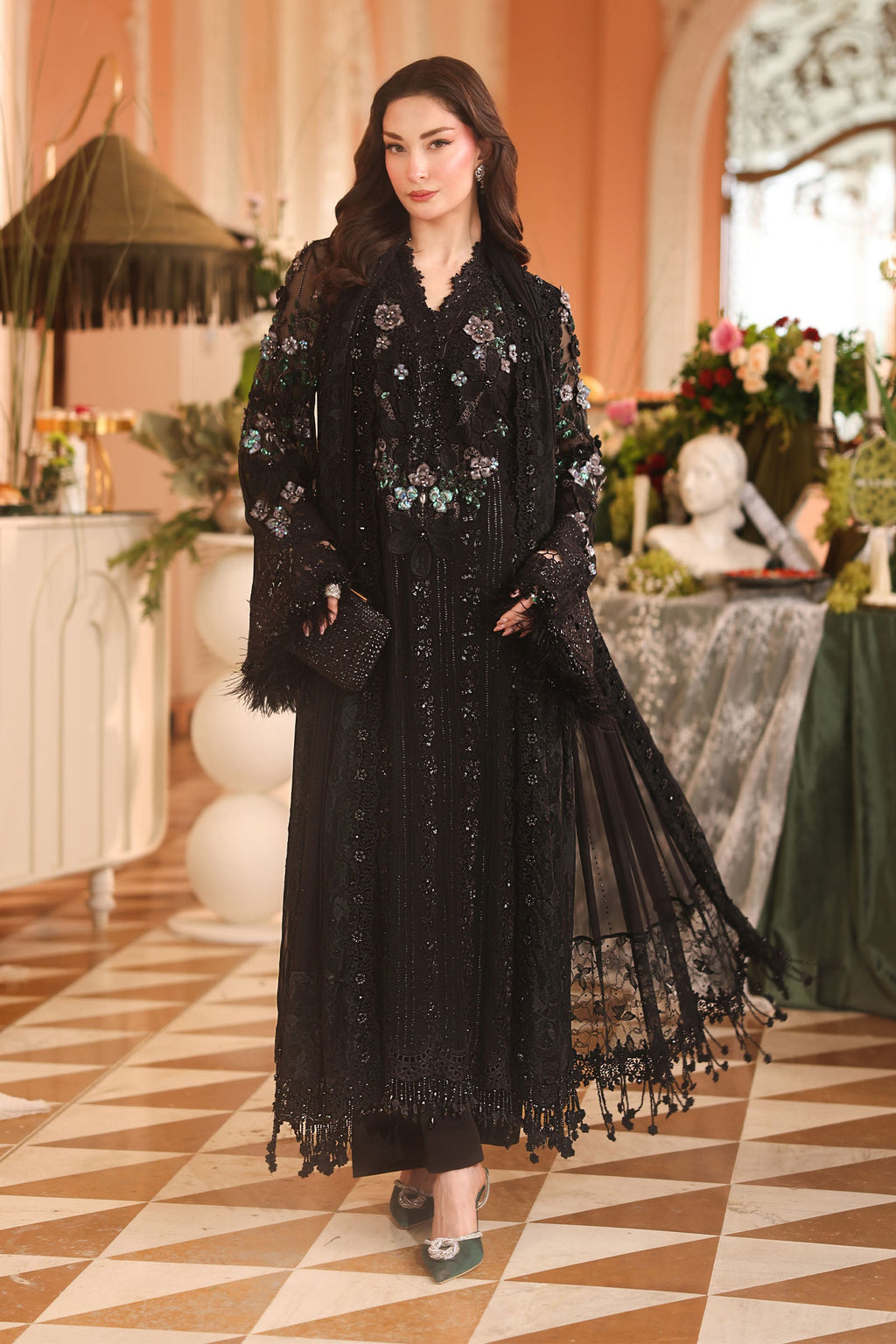 Maria. B | 3 Piece Embroidered Chiffon VOL 07 | 05