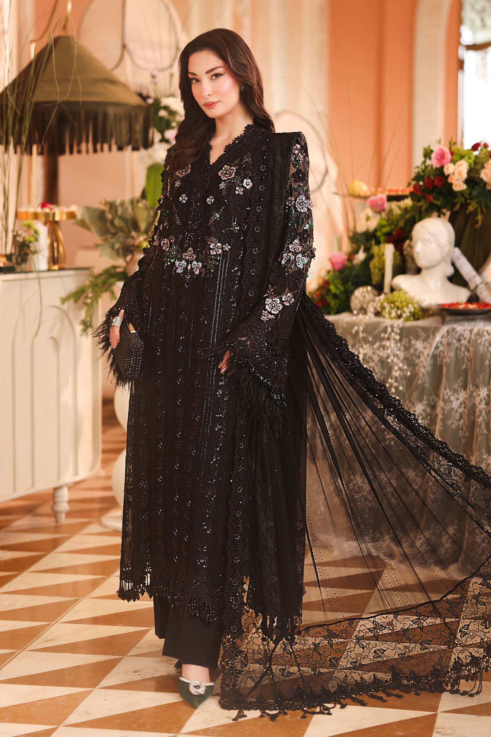 Maria. B | 3 Piece Embroidered Chiffon VOL 07 | 05