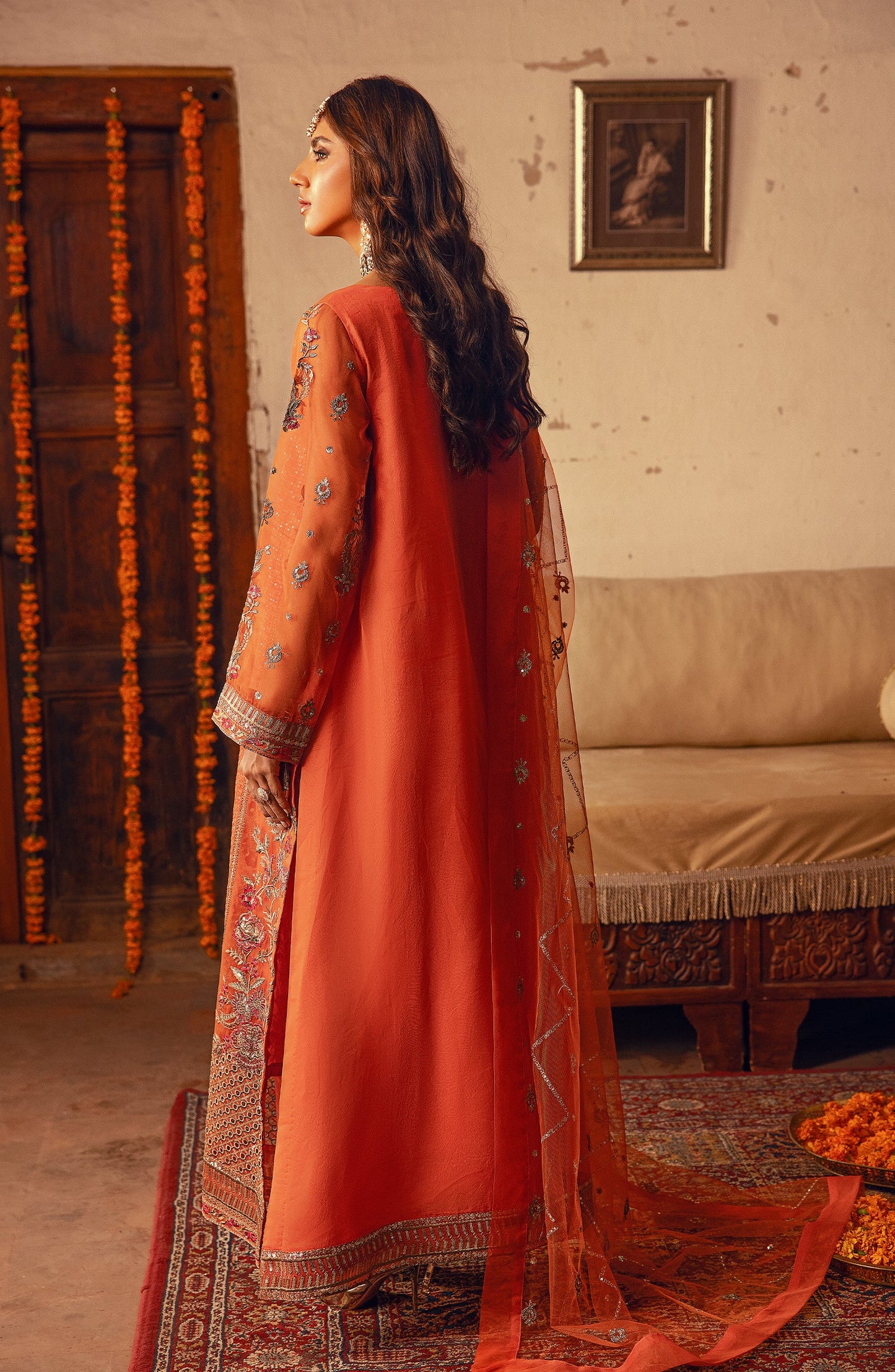 MARYAM N MARIA | Khoobsurat luxury formal | Orangeade (MS23-547)