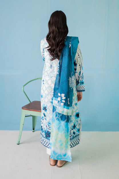 3 Piece Digitally Printed Lawn - 9004