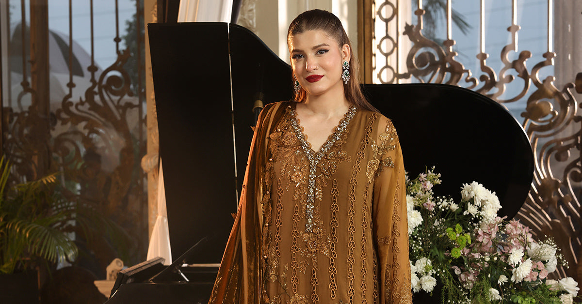 Maria. B | 3 Piece Embroidered Chiffon VOL 07 | 04