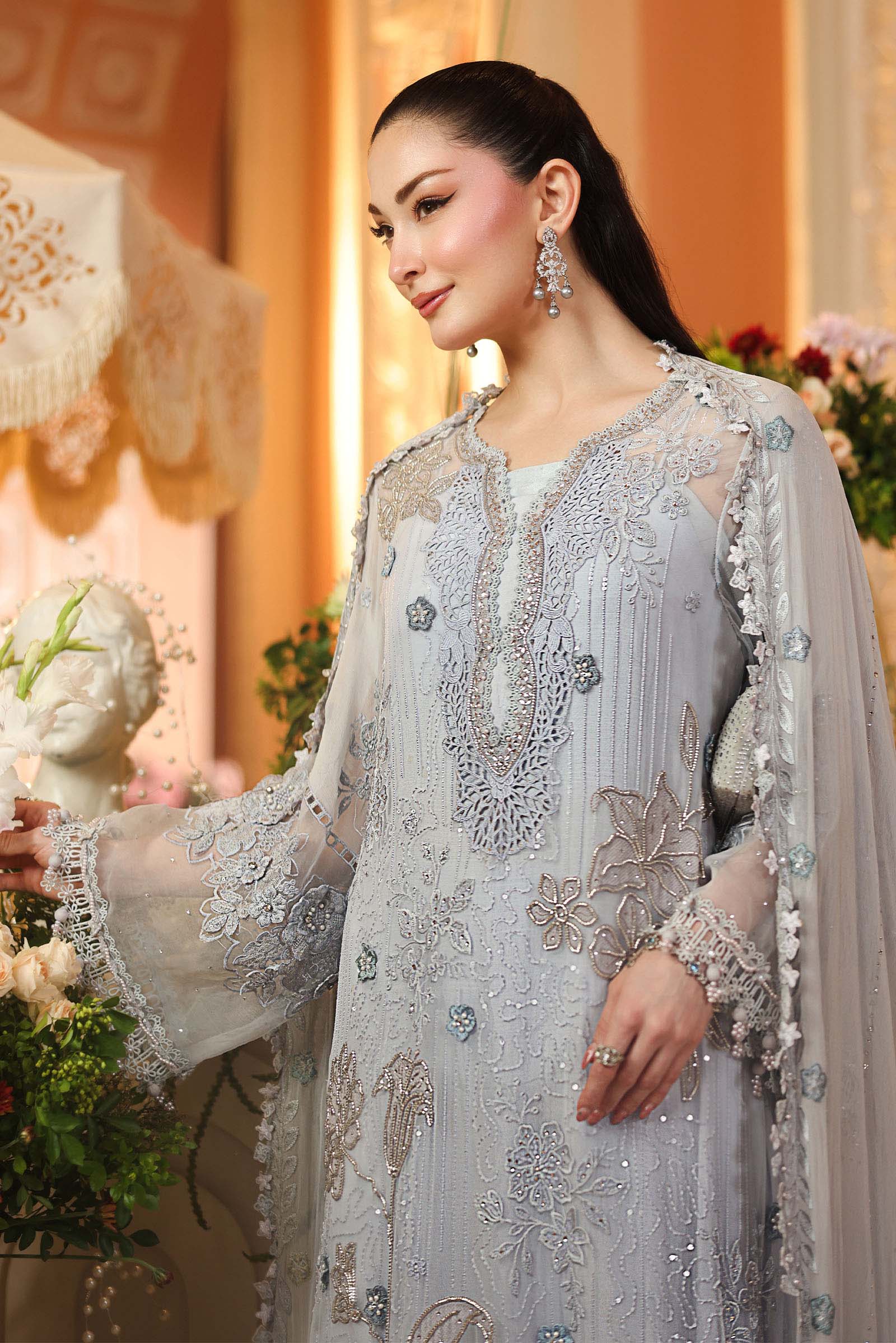 Maria. B | 3 Piece Embroidered Chiffon VOL 07 | 03