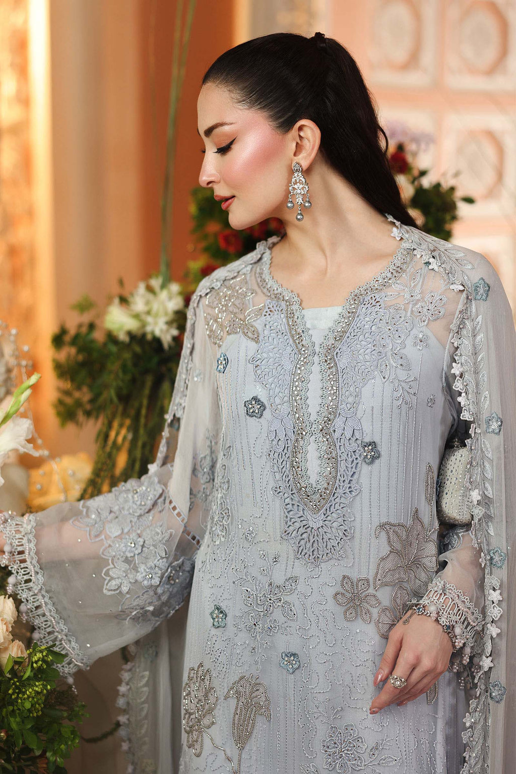 Maria. B | 3 Piece Embroidered Chiffon VOL 07 | 03