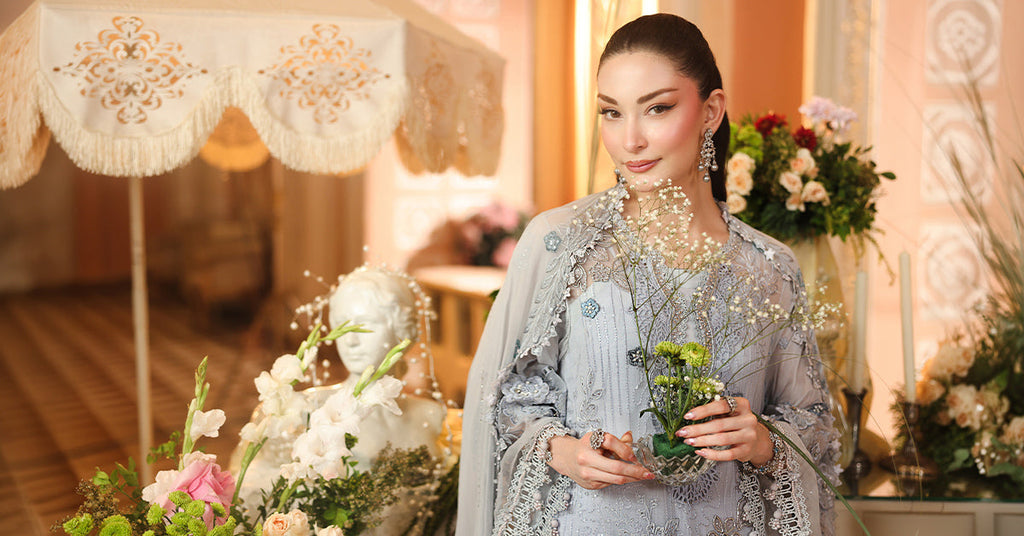 Maria. B | 3 Piece Embroidered Chiffon VOL 07 | 03
