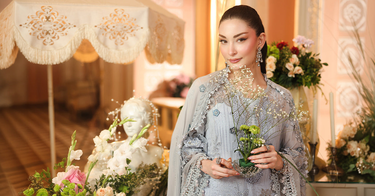 Maria. B | 3 Piece Embroidered Chiffon VOL 07 | 03