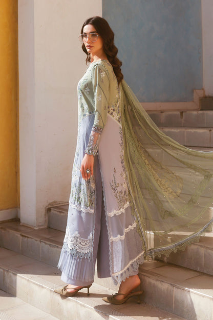 Maria.B | 3 Piece Unstitched Embroidered Lawn Suit  | D02606B