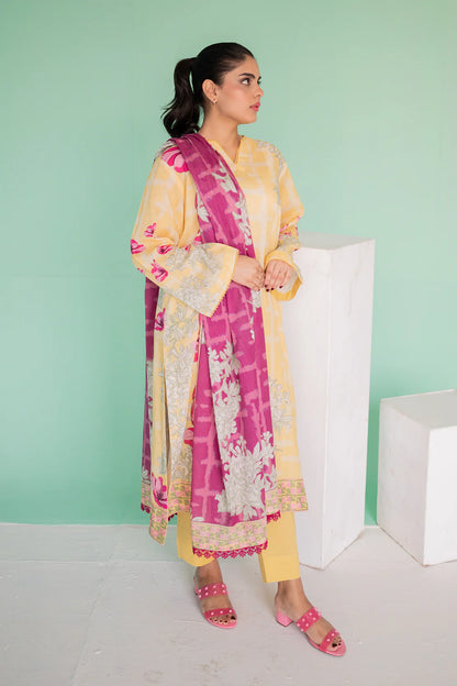 3 Piece Digitally Printed Lawn - 9006