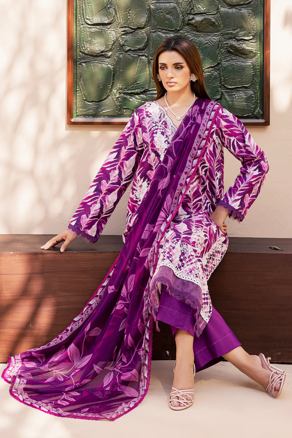 Rashid | Savoy Embroidered Lawn | 3736