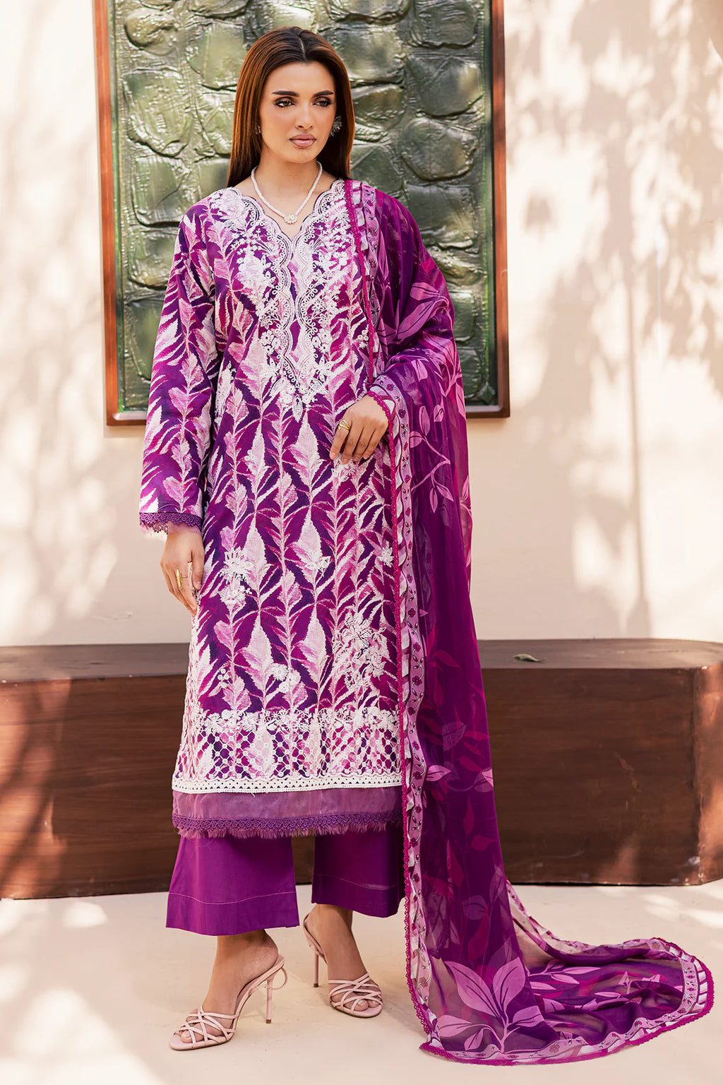 Rashid | Savoy Embroidered Lawn | 3736