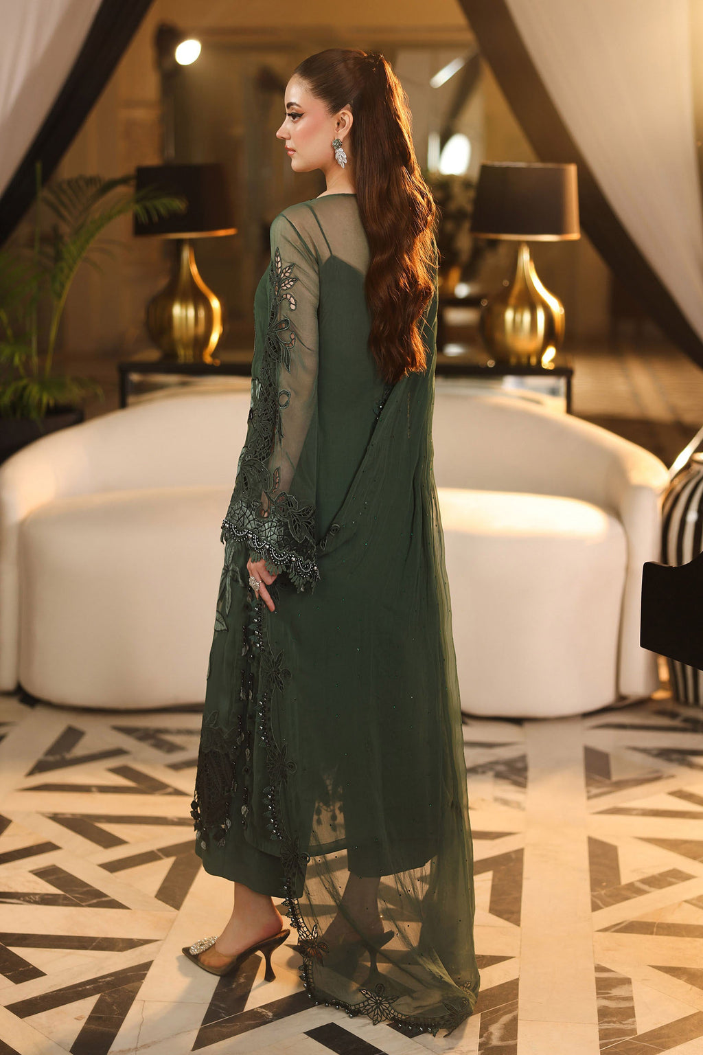 Maria. B | 3 Piece Embroidered Chiffon VOL 07 | 02