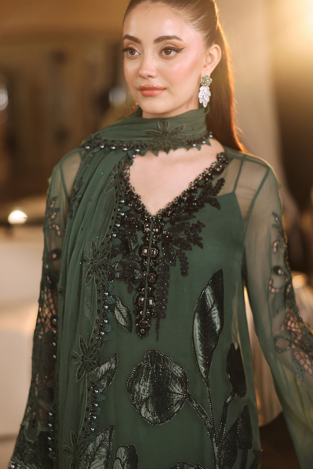 Maria. B | 3 Piece Embroidered Chiffon VOL 07 | 02