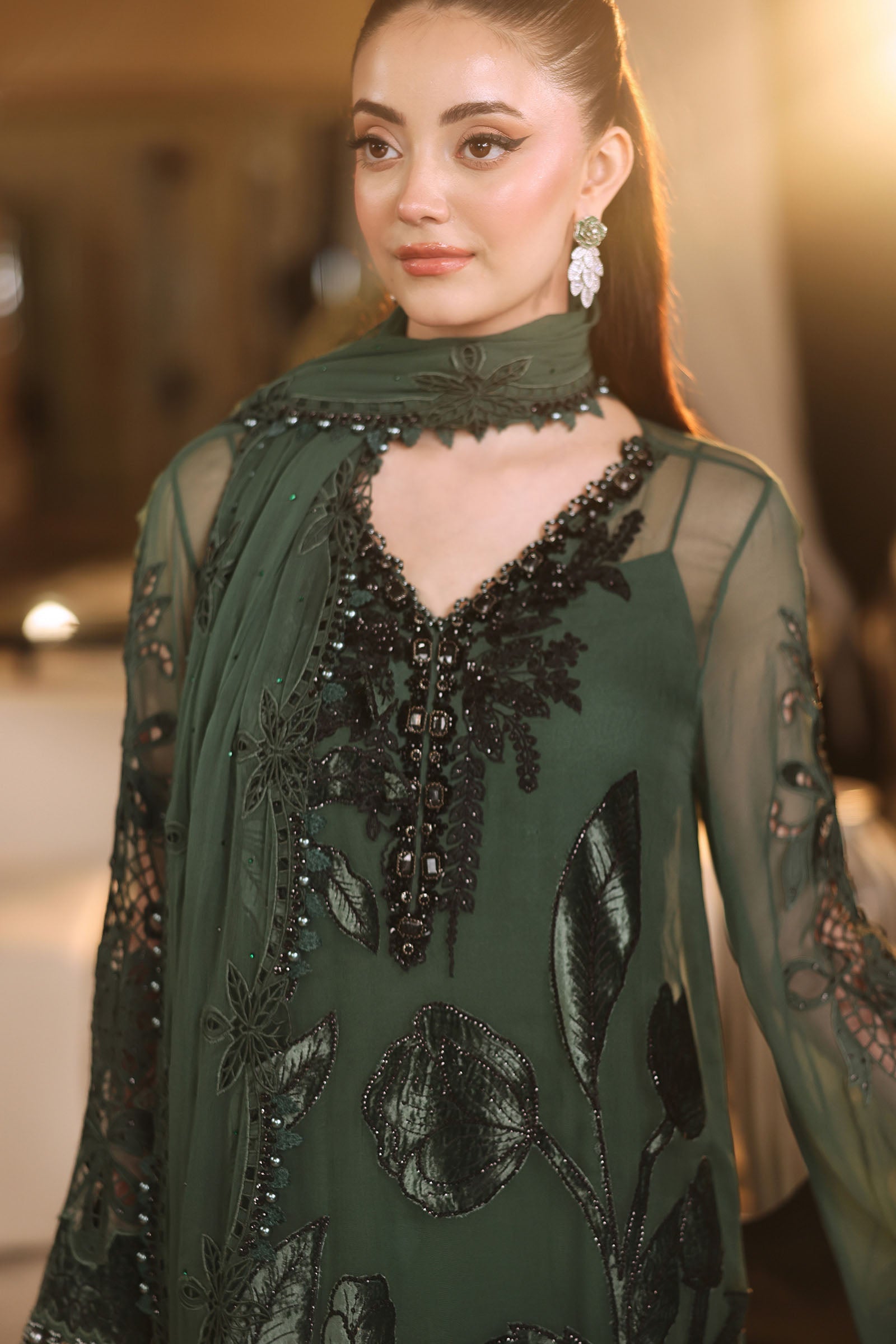 Maria. B | 3 Piece Embroidered Chiffon VOL 07 | 02
