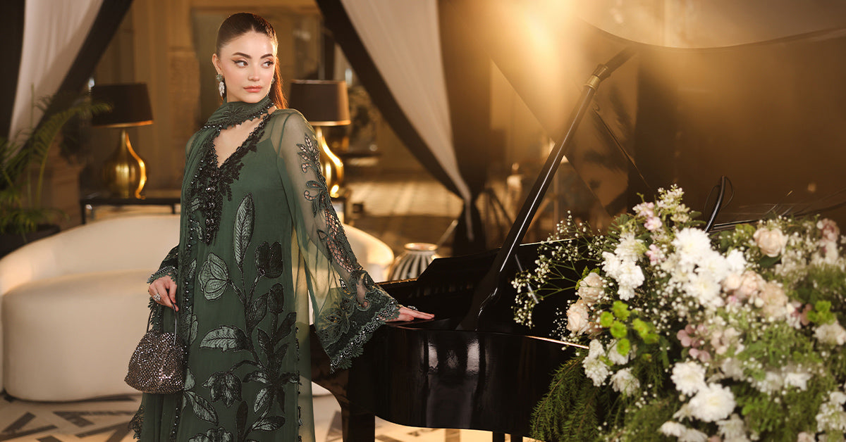 Maria. B | 3 Piece Embroidered Chiffon VOL 07 | 02