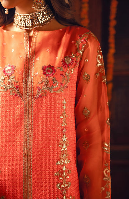 MARYAM N MARIA | Khoobsurat luxury formal | Orangeade (MS23-547)