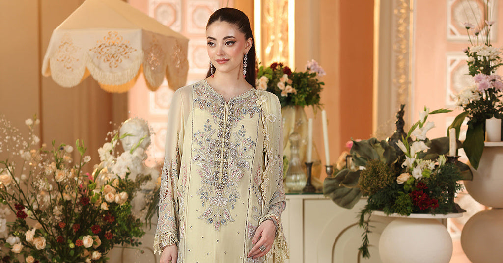 Maria. B | 3 Piece Embroidered Chiffon VOL 07 | 01