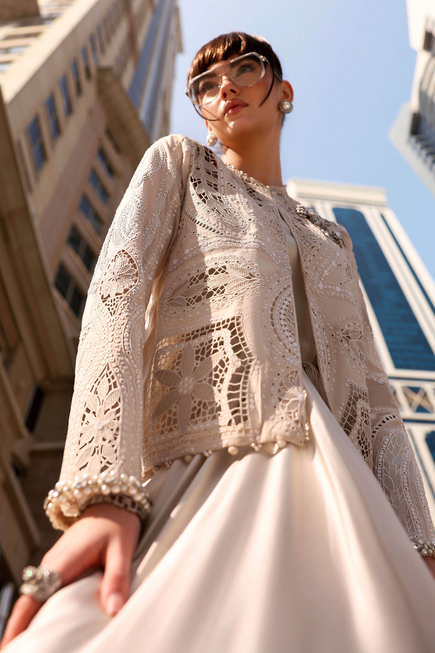 Maria.B | 3 Piece Unstitched Embroidered Lawn Suit  | D02608A