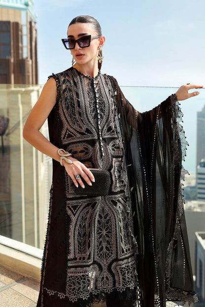 Maria.B | 3 Piece Unstitched Embroidered Lawn Suit  | D02608B