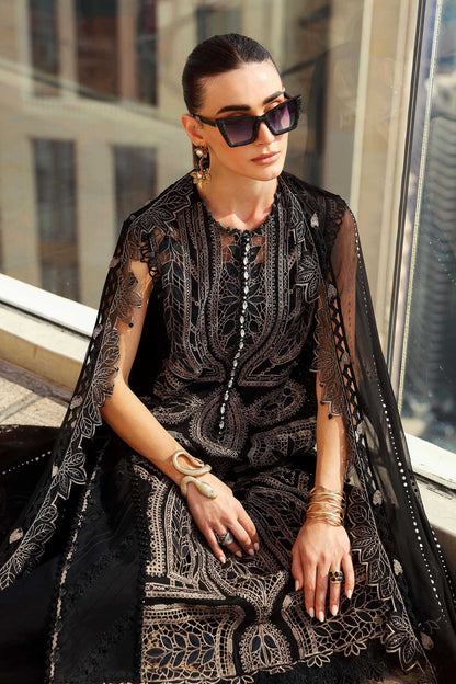 Maria.B | 3 Piece Unstitched Embroidered Lawn Suit  | D02608B