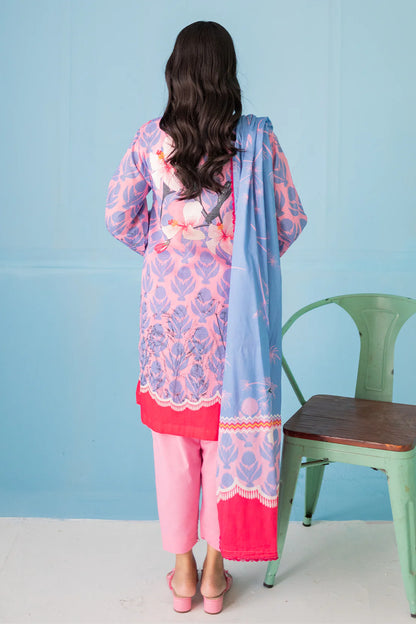 3 Piece Digitally Printed Lawn - 9008