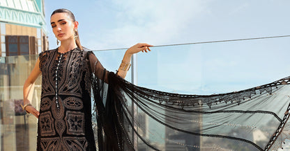 Maria.B | 3 Piece Unstitched Embroidered Lawn Suit  | D02608B