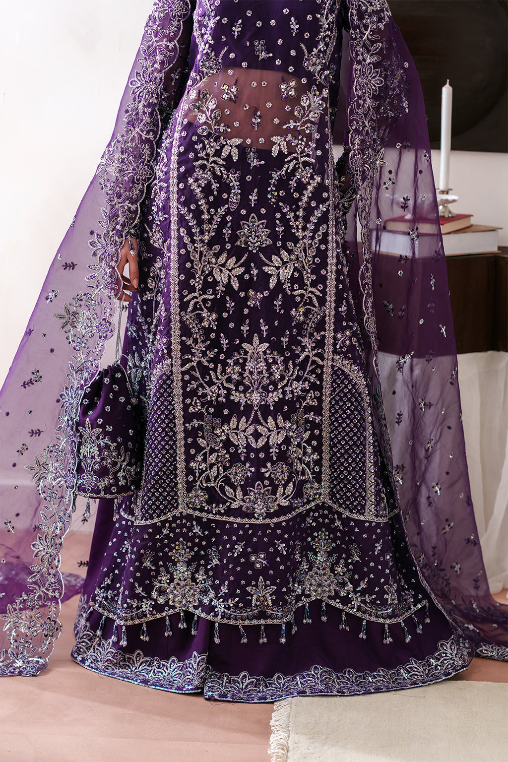 Emaan Adeel | Starlit Jewels Chiffon | Tourmaline